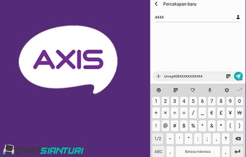 UNREG Axis Melalui SMS