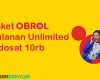 Paket Obrol Bulanan Unlimited Indosat 10rb