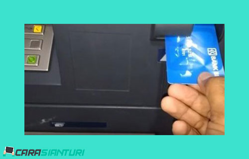 1 Silahkan masukkan kartu ATM BRI ke mesin ATM BRI